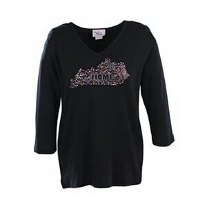 Kentucky Home Crystal Ladies Top*